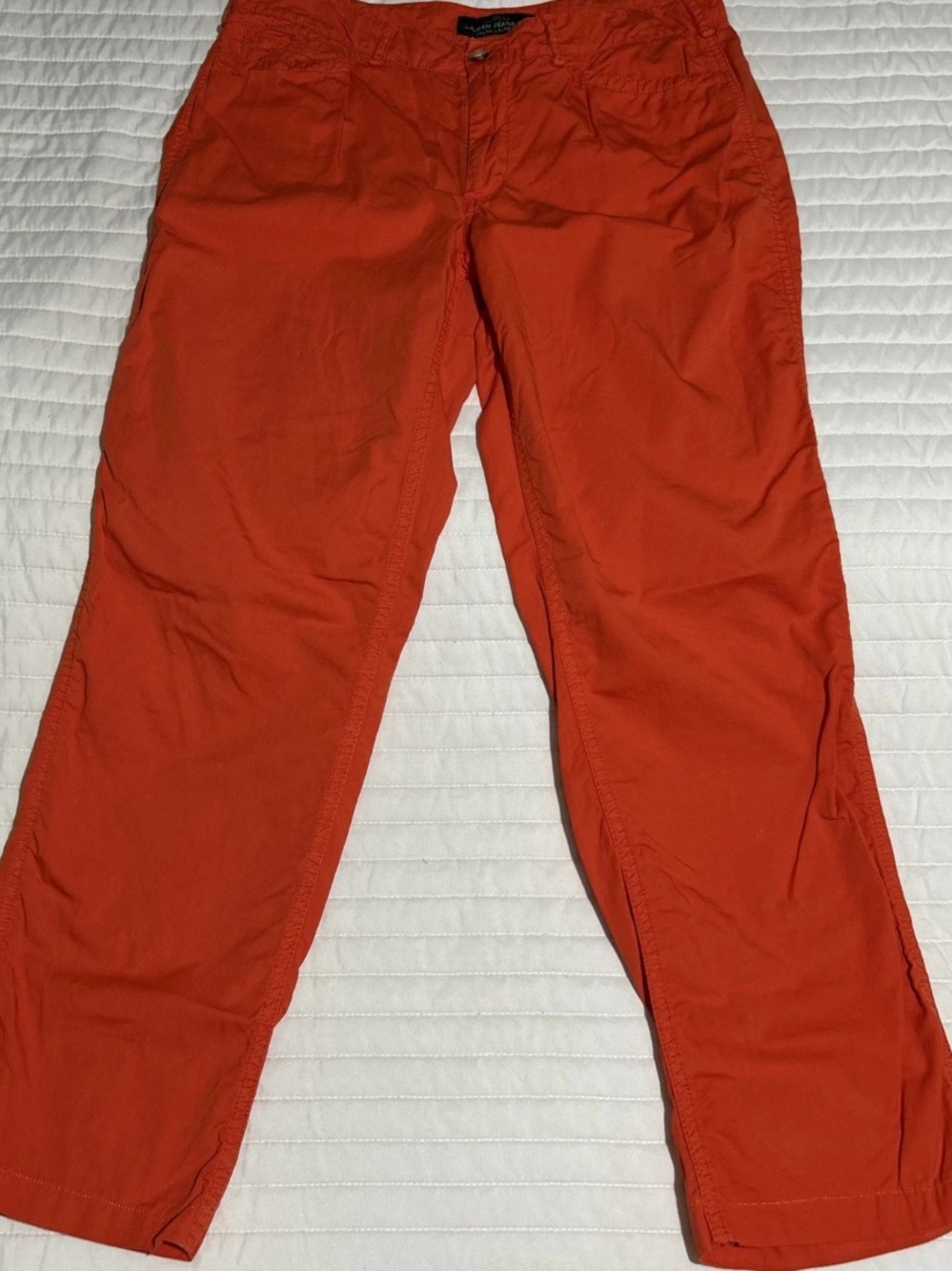 LRL Lauren Jeans Co. Ralph Lauren Women's Pants Orange Size 8